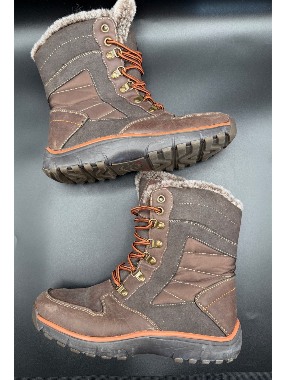 Aquatherm Santana Canada Nevis waterproof winter boots women’s 10 faux fur lined